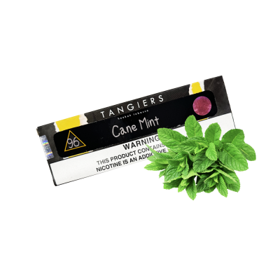 Тютюн Tangiers Noir №96 Cane Mint (Кейн мінт, 100 г) Чорна упаковка