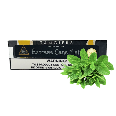 Тютюн Tangiers Noir №96Х Extreme Cane Mint (Екстрім Кейн мінт, 250 г) Чорна упаковка