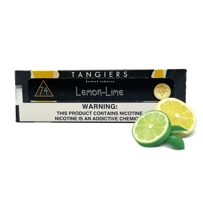 Табак Tangiers Noir №74 Lemon-lime (Лимон-Лайм, 250 г) Чёрная упаковка