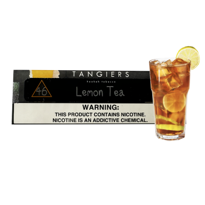 Тютюн Tangiers Noir №46 Lemon Tea (Чай з Лимоном, 250 г) Чорна упаковка