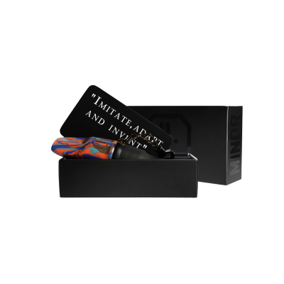 Персональный мундштук Lavart Minor N Alcedo (Оранжево-синий)