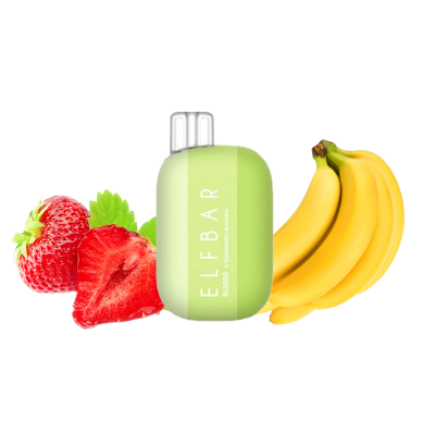 Elf Bar Ri3000 Strawberry Banana (Полуниця Банан) Одноразовий POD