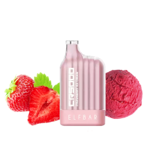 Elf Bar CR5000 Strawberry Ice Cream (Клубничное мороженое) Одноразовый POD