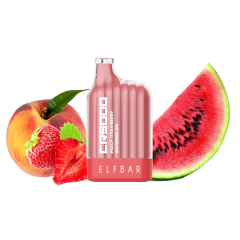 Elf Bar CR5000 Peach Strawberry Watermelon (Персик Клубника Арбуз) Одноразовый POD