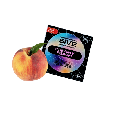 Тютюн 5ive hard line Creamy peach (Вершковий персик, 40 г)