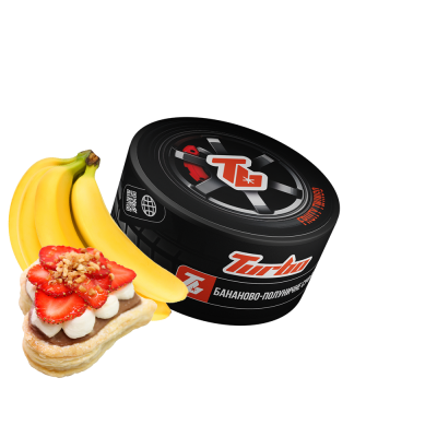 Табак Turbo Fruity Twingo (Бананово-Клубничное Суфле, 100 г)