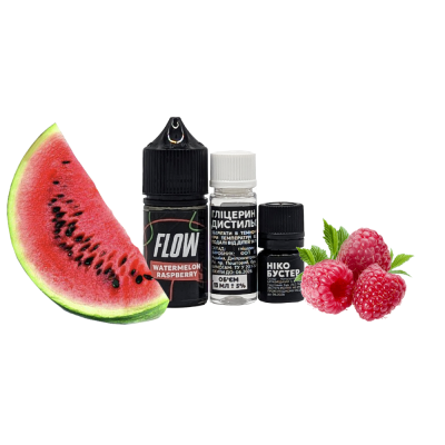 Набор для самозамеса Flow Watermelon Raspberry (Арбуз Малина, 50 мг, 30 мл)