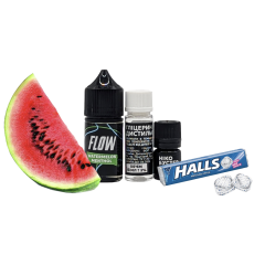 Набор для самозамеса Flow Watermelon Menthol (Арбуз Ментол, 50 мг, 30 мл)