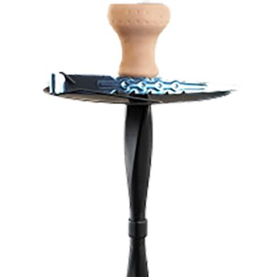 Кальян Garden Premium Black (чёрный, полный комплект)