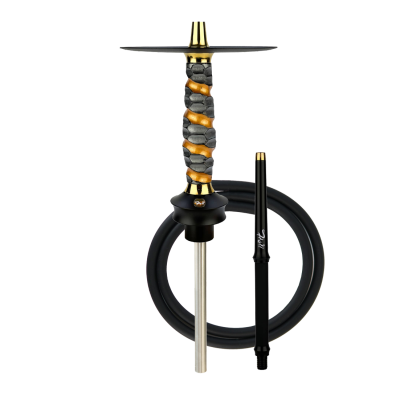 Кальян Sunpipe Holi Gold Rush (серо-золотой, базовый комплект)