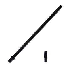 Мундштук для кальяна из алюминия Stick Black (Чёрный, с коннектором)