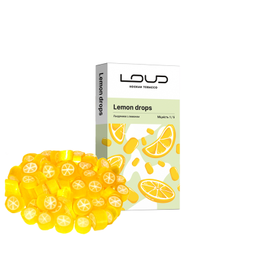 Табак Loud Light Lemon Drops (Лимонные Леденцы, 100 г)