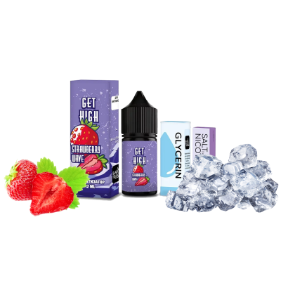 Набір для самозамішування Get High Strawberry Wave (Стравберрі Вейв, 50 мг, 30 мл)