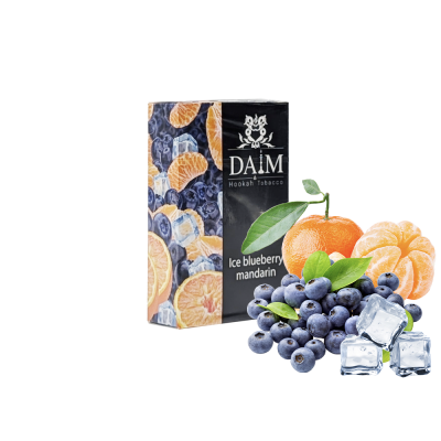 Тютюн DAIM Ice Blueberry Mandarin (Чорниця Мандарин Лід, 50 г)