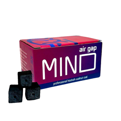 Ореховый уголь для кальяна Mind Air Gap (1 кг, 72 шт, р25)