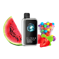 Elf Bar BC20000 Touch Strawberry Watermelon Bubble Gum (Клубника Арбуз Бабл гам) Одноразовый POD