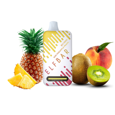 Elf Bar BC15000 Kiwi Pineapple Peach (Киви Ананас Персик) Одноразовый POD
