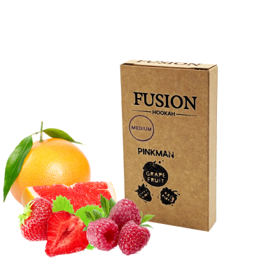 Табак Fusion Medium Pinkman (Клубника Малина Грейпфрут, 100 г)