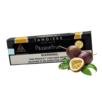 Тютюн Tangiers Noir №69 Passionfruit (Маракуя, 250 г) Чорна упаковка