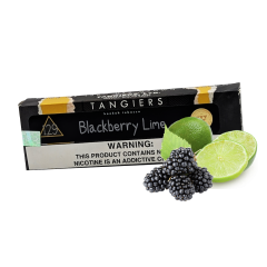Тютюн Tangiers Noir №129 Blackberry Lime (Ожина Лайм, 250 г) Чорна упаковка