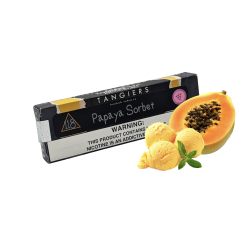 Табак Tangiers Noir №118 Papaya Sorbet (Папайя Сорбет, 100 г) Чёрная упаковка