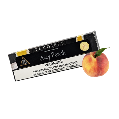 Табак Tangiers Noir №20 Juicy Peach (Джуси Пич, 100 г) Чёрная упаковка