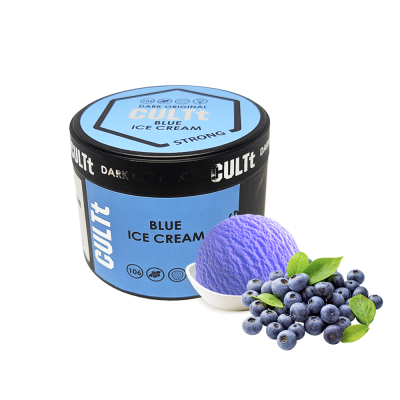 Табак CULTt Strong DS106 blue ice cream (Черничное Мороженое, 200 г)