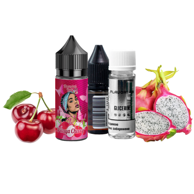 Набор для самозамеса Flavorlab Lady Pitaya cherry (Вишня питайя, 50 мг, 30 мл)