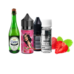 Набор для самозамеса Flavorlab Lady Strawberry cider (Сидр клубничный, 50 мг, 30 мл)