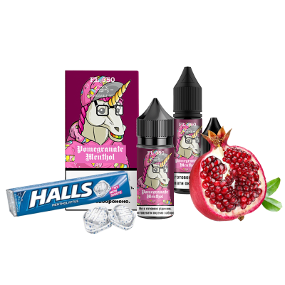 Набір для самозамішування Flavorlab FL350 Pomegranate menthol (Гранат ментол, 50 мг, 30 мл)