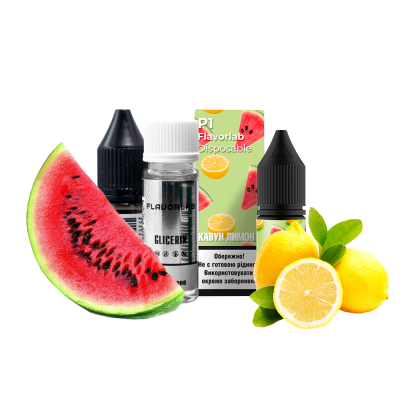 Набор для самозамеса Flavorlab Р1 Арбуз лимон (50 мг, 10 мл)