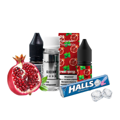 Набор для самозамеса Flavorlab Р1 Гранат Ментол (50 мг, 10 мл)