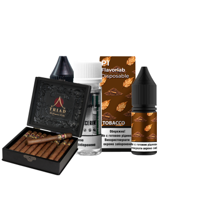 Набор для самозамеса Flavorlab Р1 Tobacco (Табак, 50 мг, 10 мл)