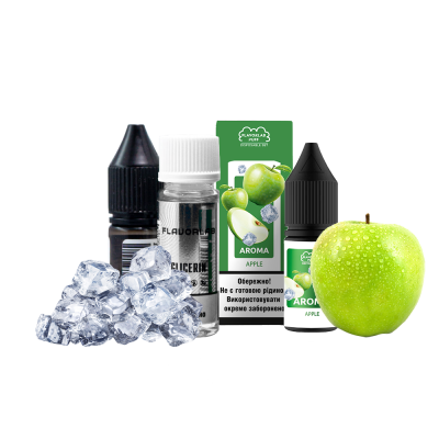 Набор для самозамеса Flavorlab Puff Apple (Яблоко, 50 мг, 10 мл)
