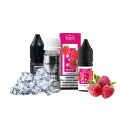 Набір для самозамішування Flavorlab Puff Raspberry Ice (Малина Лід, 50 мг, 10 мл)