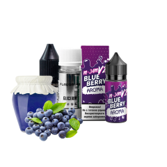 Набор для самозамеса Flavorlab M-Jam V2 Strong Blueberry (Черника, 65 мг, 30 мл)