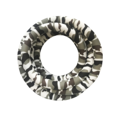 Силиконовый шланг для кальяна AMY Camouflage Gray White (Бело-серый)