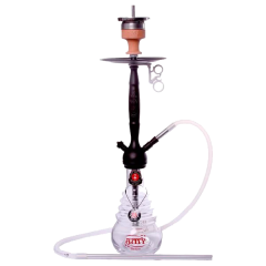 Кальян Amy Deluxe 690 clear (прозрачный, полный комплект)