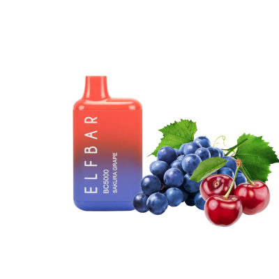 Elf Bar BС5000 Sakura grape (Вишня Виноград) Одноразовый POD