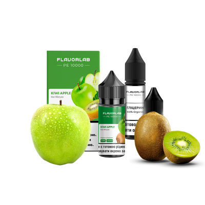 Набор для самозамеса Flavorlab PE 10000 Kiwi Apple (Киви яблоко, 50 мг, 30 мл)