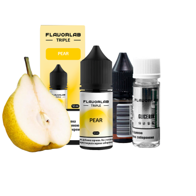 Набір для самозамішування Flavorlab Triple Strong Pear (Груша, 65 мг, 30 мл)