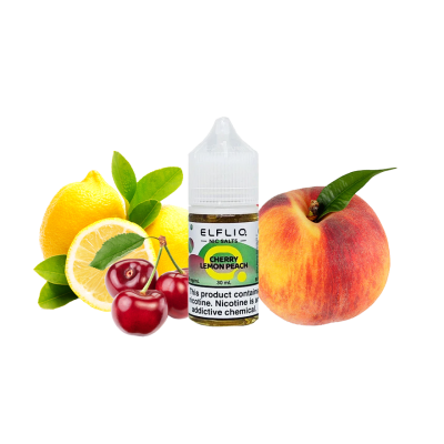 Жидкость Elfliq Cherry Lemon Peach (Вишня Лимон Персик, 50 мг, 10 мл)