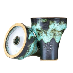 Глиняная чаша Solaris Triton (Сине-зелёная глазурь)