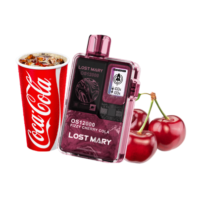 Lost Mary OS12000 Fizzy Cherry Cola (Шипучая Вишневая Кола) Одноразовый POD