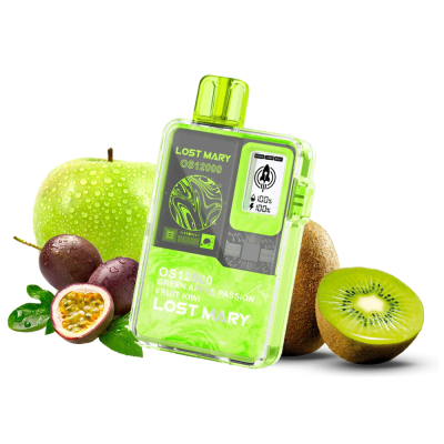 Lost Mary OS12000 Green Apple Passion Fruit Kiwi (Яблоко Маракуйя Киви) Одноразовый POD