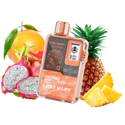 Lost Mary OS12000 Pineapple Dragonfruit Grapefruit (Ананас Пітахайя Грейпфрут) Одноразовий POD