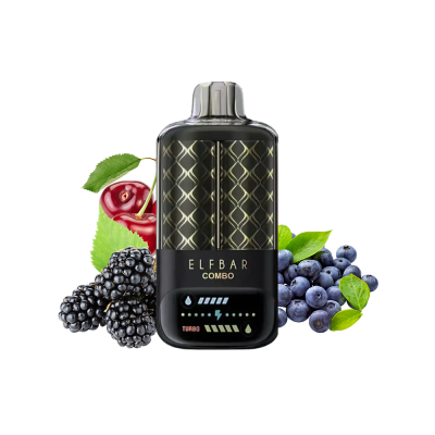 Elf Bar 25000 Combo Blueberry Sour Raspberry & Cherry (Черника Ежевика Вишня) Одноразовый POD