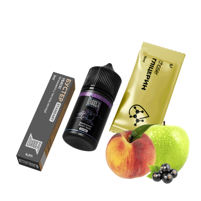 Набір для самозамішування Chaser Black Blackcurrant Peach Apple Ultra (Смородина Персик Яблуко, 65 мг, 30 мл)