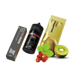 Набор для самозамеса Chaser Black Kiwi Wild Strawberry Ultra (Киви Земляника, 65 мг, 30 мл)