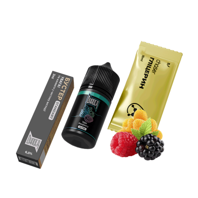 Набор для самозамеса Chaser Black Triple Raspberry Ultra (Трипл Распберри, 65 мг, 30 мл)